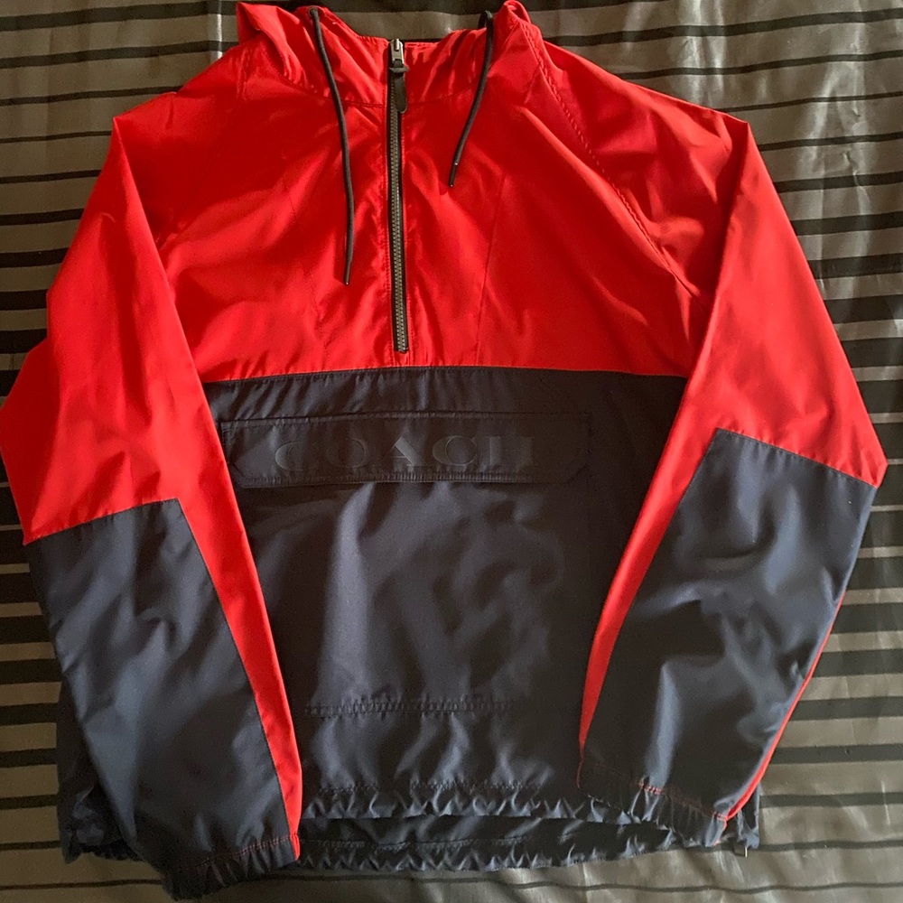 New‼️ Coach Half Zip Pullover Windbreaker